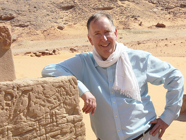 Dr Robert Morkot at Wadi el-Sebua