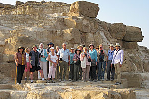 Remains of Djedefra’s pyramid, Abu Roash