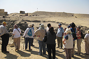 Site visit, Early Dynastic mastabas, Saqqara