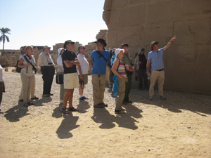 Stephen Harvey explains Seti I's military reliefs, Karnak Temple