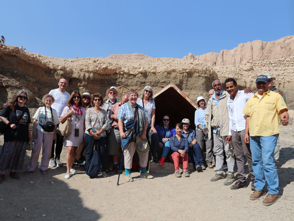 BSS group at the entrance to Senenmut’s tomb