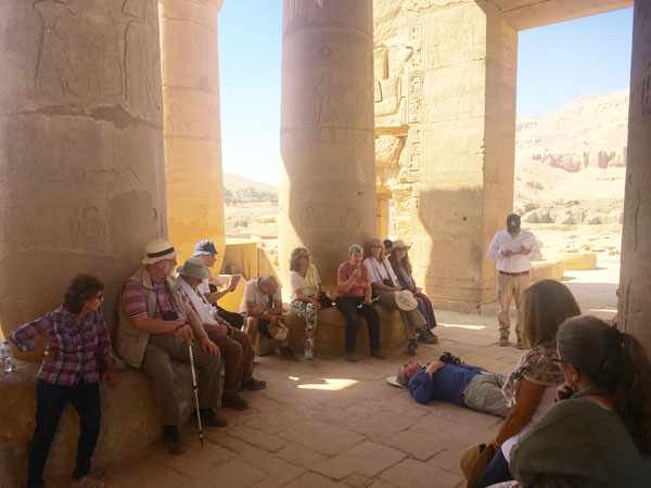 Studying the astronomical ceiling in the Ramesseum