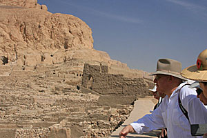 John Romer with BSS in Egypt 2012 group