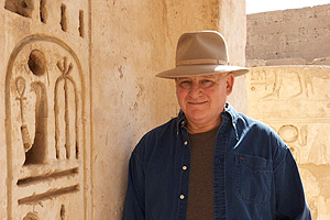 John Romer at Medinet Habu