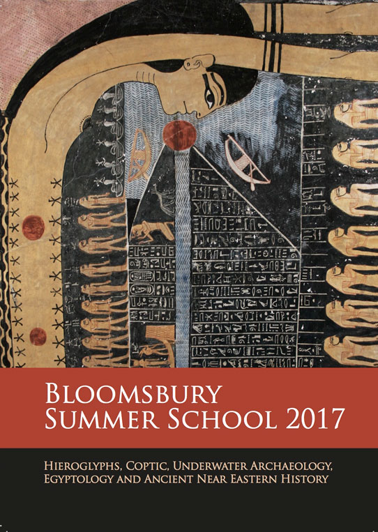 Printed course programme cover