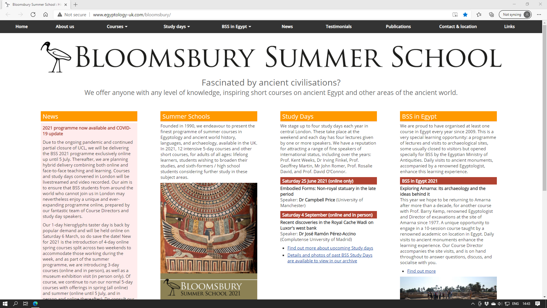 Bloomsbury Summer School 2025 Timetable A Taste of Hieroglyphs